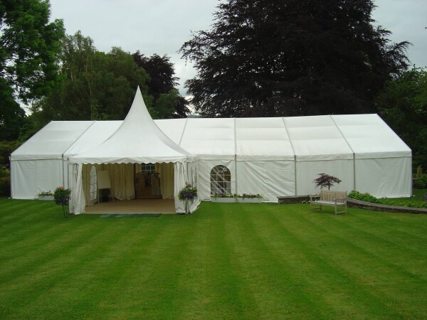 Corporate marquee exterior